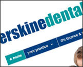 Erskine Dental Web Design Example